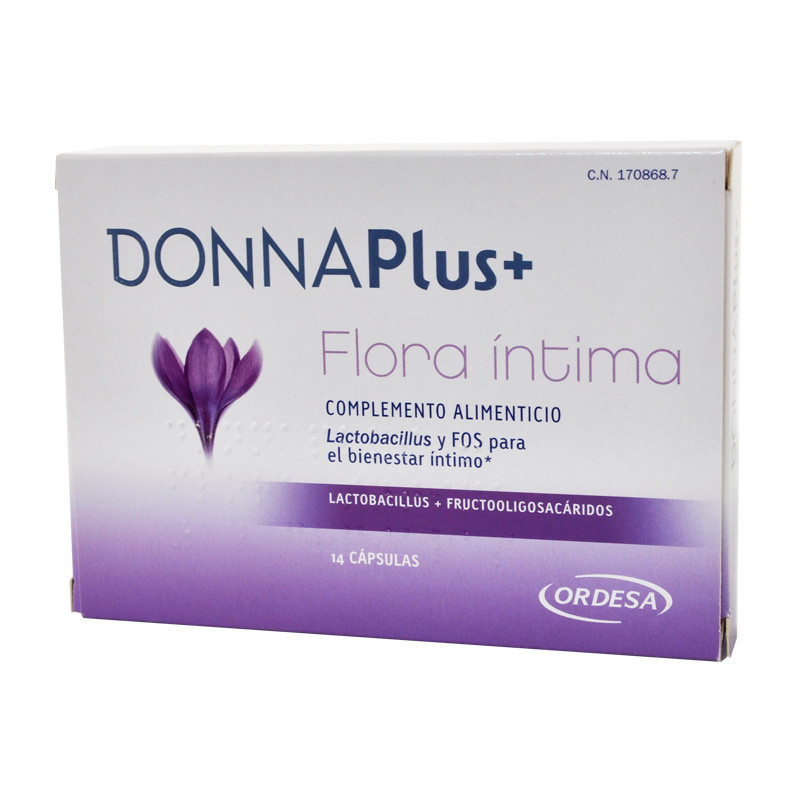 Imagen de DONNA PLUS FLORA INTIMA 14 CAPSULAS