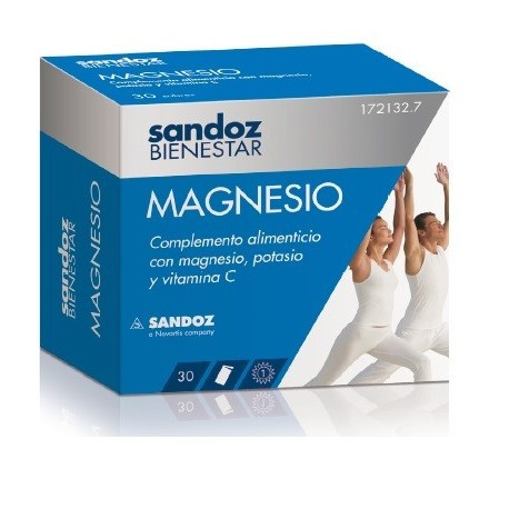 Imagen de Sandoz Bienestar Magnesio + Potasio 30 sobres