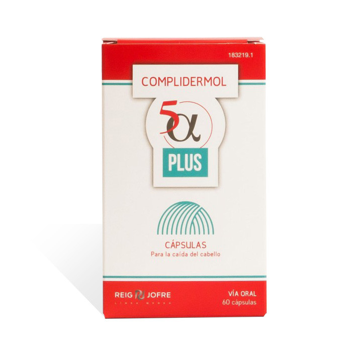 Imagen de Complidermol 5Alfa plus caída del cabello 60cápsulas