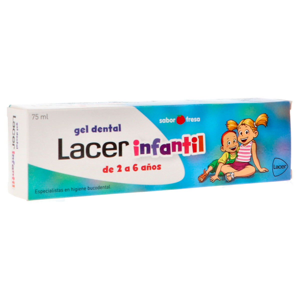 Imagen de Lacer Gel dental infantil fresa 75ml