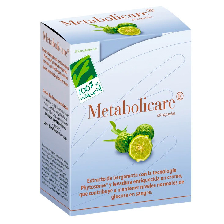 Imagen de Cien por cien natural metabolicare 60 capsulas