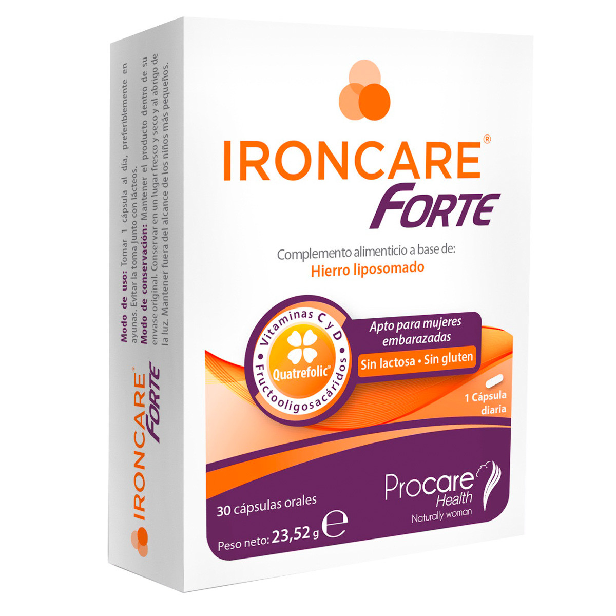 Imagen de Ironcare forte 30 cápsulas