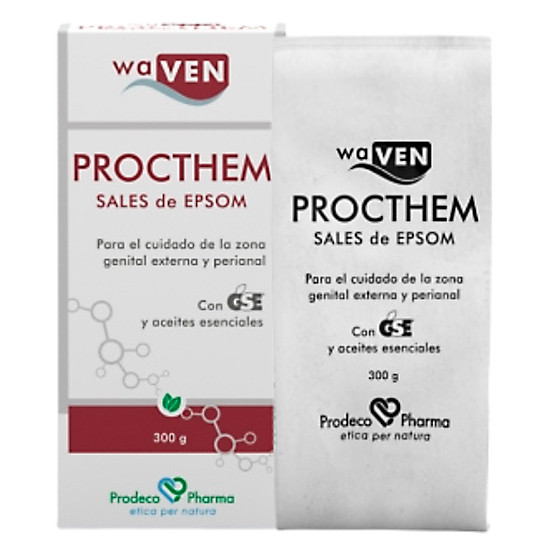 Imagen de Prodeco Pharma Waven Procthem sales de Epsom 300g.