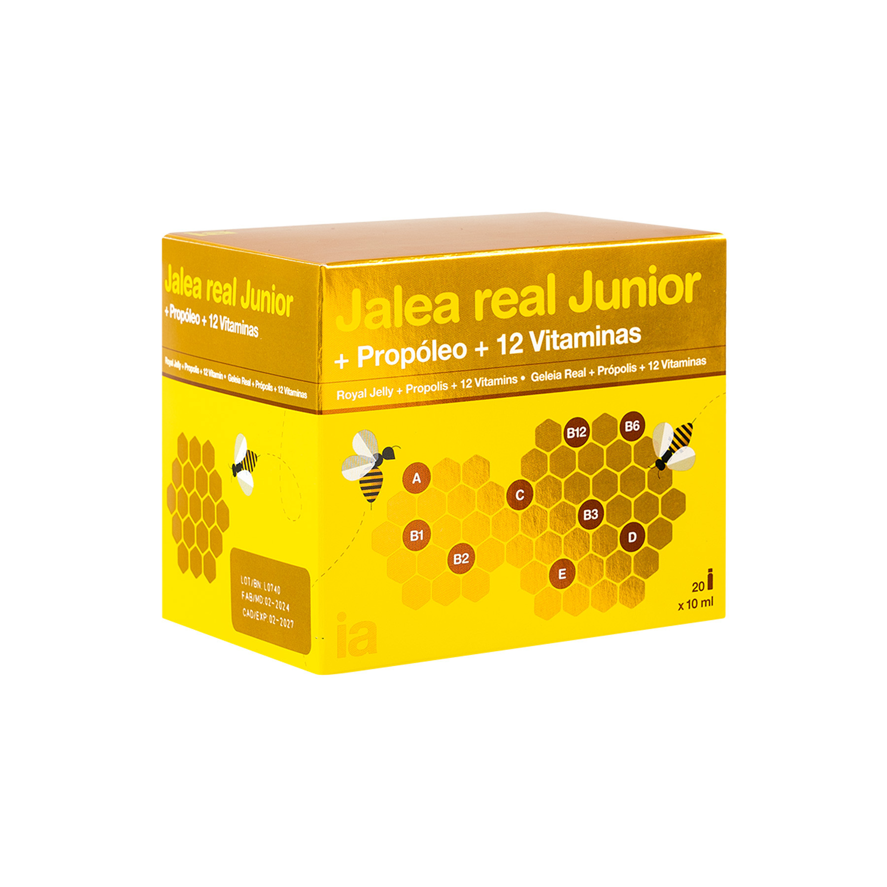 Imagen de Interapothek jalea real junior 20 viales 10ml